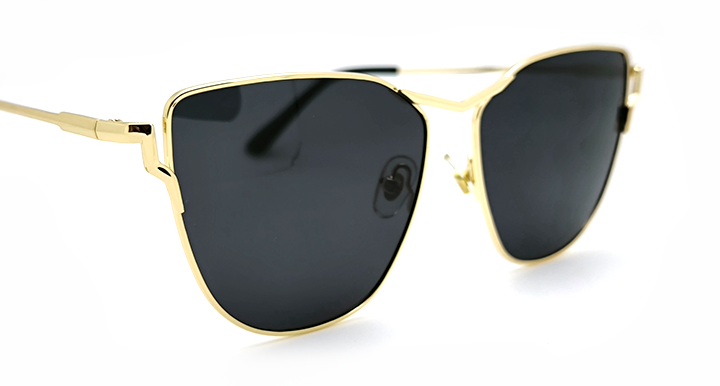 عینک آفتابی پلاریزه فریم فلزی با طراحی هندسی کد C843.COL.4