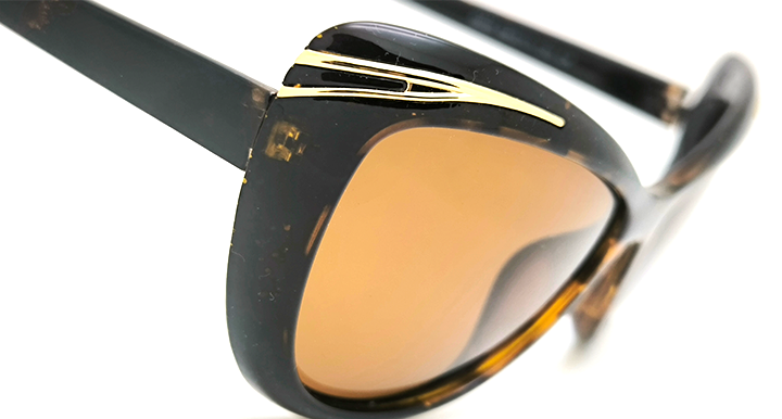 عینک آفتابی زنانه پلاریزه کارازا کد 2033 قهوه ای کهکشانی، ابرودار