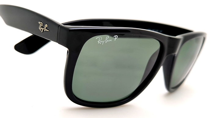 عینک آفتابی مسترکوالیتی ری‌بن جاستین  RayBan با عدسی شیشه پلاریزه | کد RB4165 601