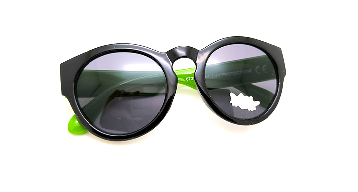 عینک آفتابی بچه‌گانه گرد کائوچویی مشکی سیتی ویژن (CITYVISION) مکویین | کد 072207
