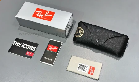عینک آفتابی ری‌بن مربعی RB1971 با عدسی آبی سایه‌روشن هایلایت | Ray-Ban Square 1971 Classic