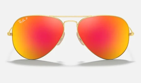 عینک آفتابی ریبن مدل خلبانی فلش‌لنز AVIATOR FLASH LENSES RB3025 112/4D